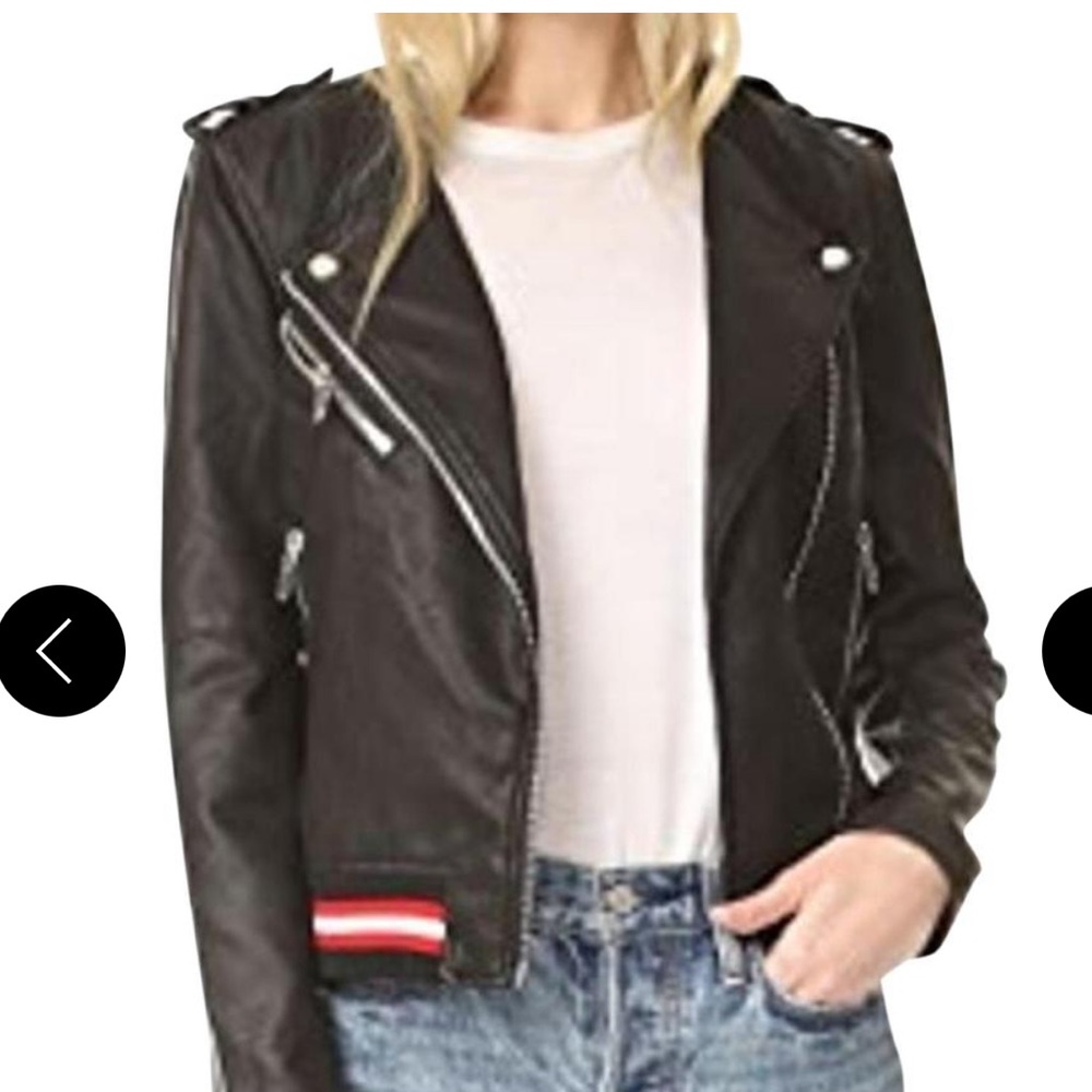 NWT Black Blank NYC  faux leather jacket Small